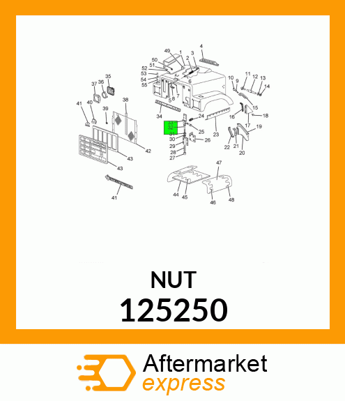 NUT 125250