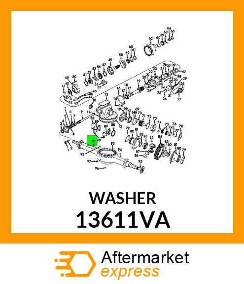 WASHER 13611VA