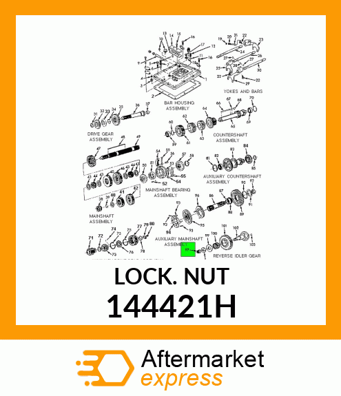 LOCKNUT 144421H