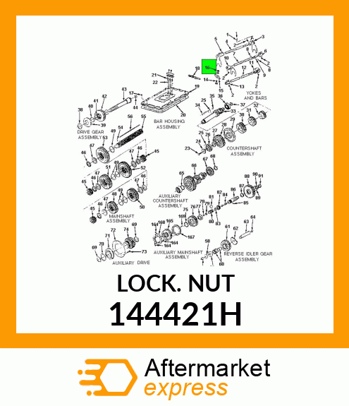 LOCKNUT 144421H