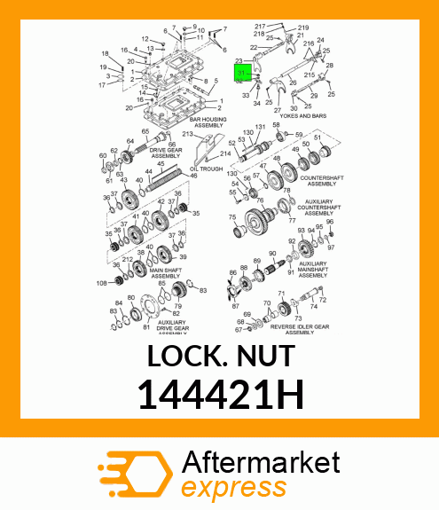 LOCKNUT 144421H