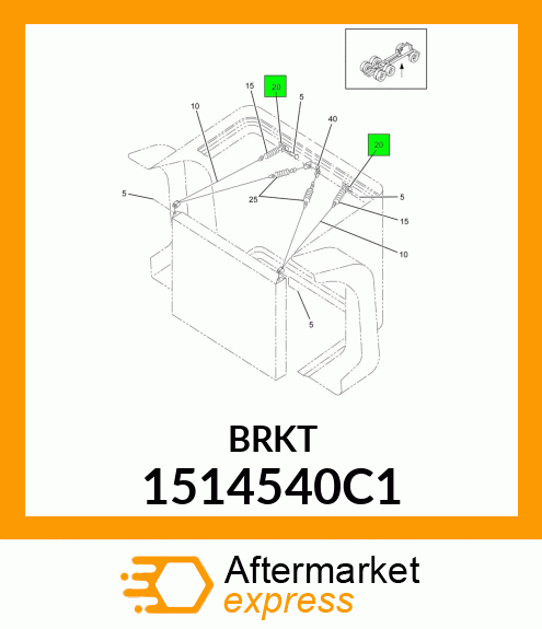 BRKT 1514540C1