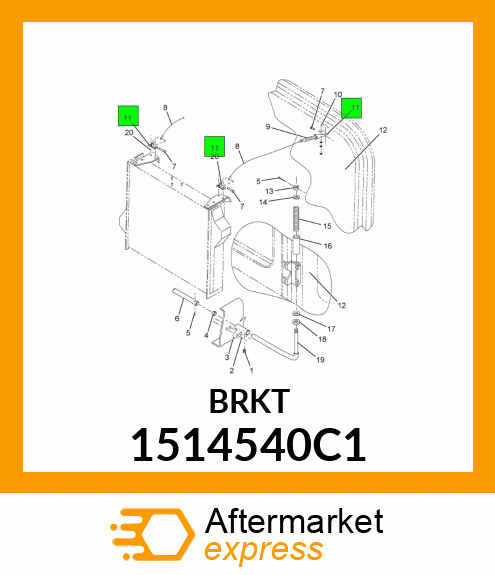 BRKT 1514540C1