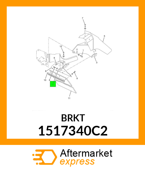 BRKT 1517340C2