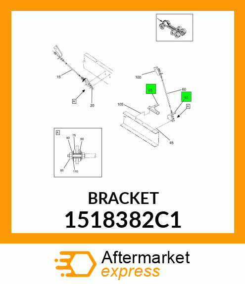 BRACKET 1518382C1