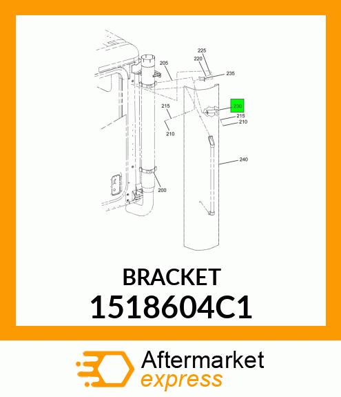 BRACKET 1518604C1