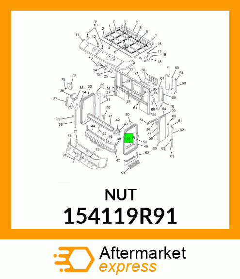 NUT 154119R91