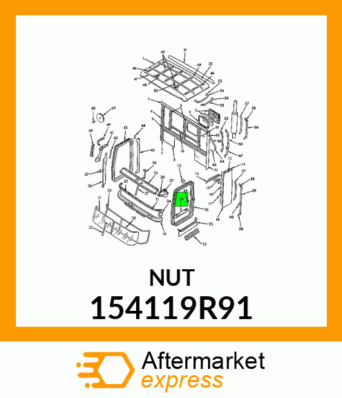 NUT 154119R91