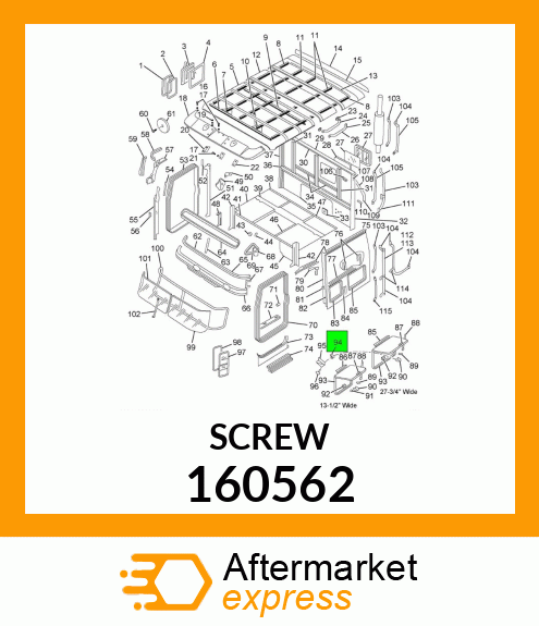 SCREW 160562