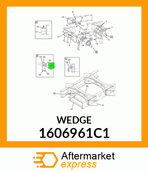 WEDGE 1606961C1