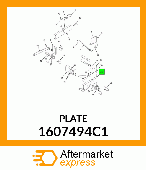 PLATE 1607494C1