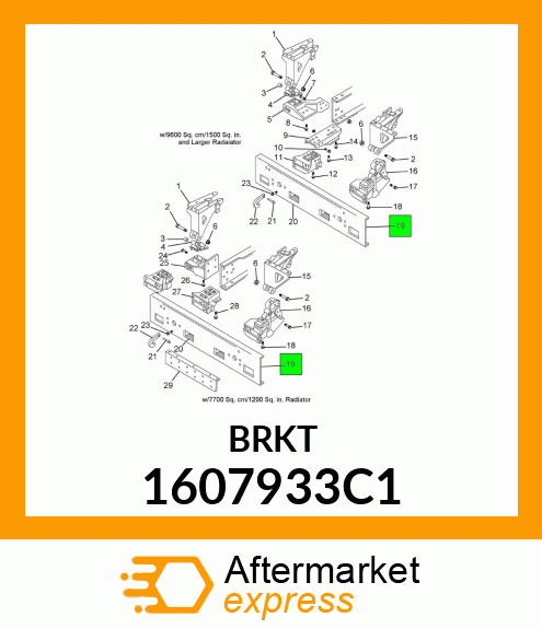 BRKT 1607933C1