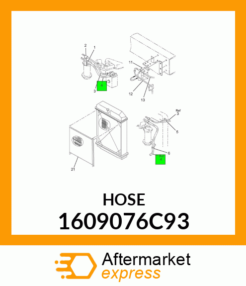 HOSE 1609076C93