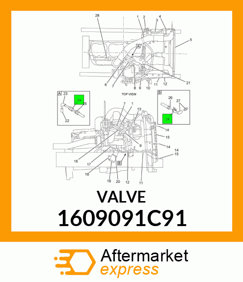 VALVE 1609091C91