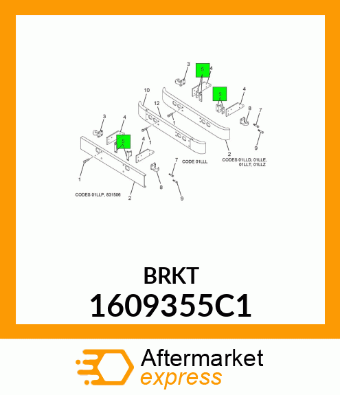 BRKT 1609355C1