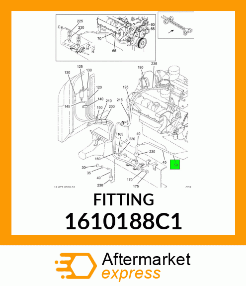 FITTING 1610188C1