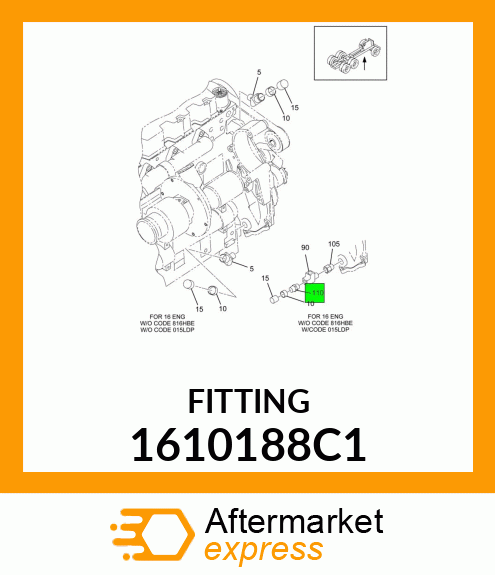 FITTING 1610188C1