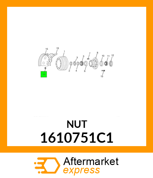 NUT 1610751C1