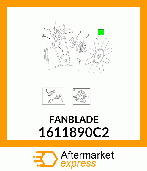 FANBLADE 1611890C2