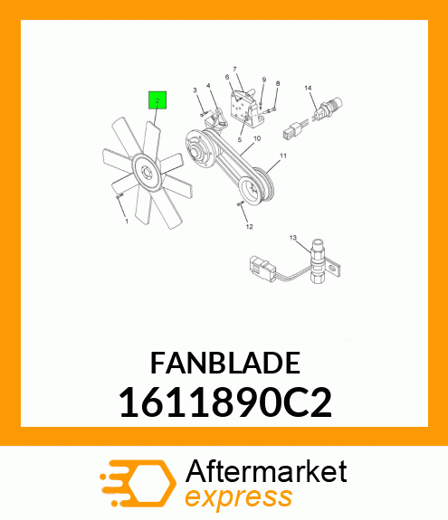 FANBLADE 1611890C2