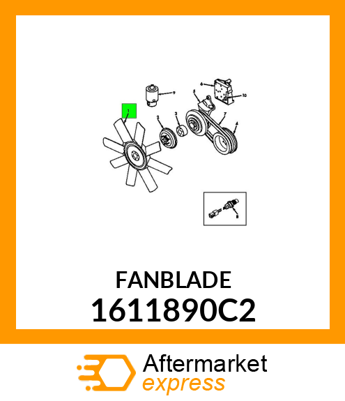 FANBLADE 1611890C2