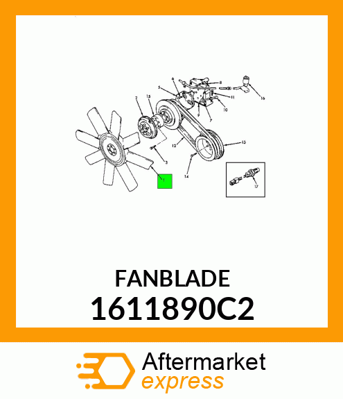 FANBLADE 1611890C2