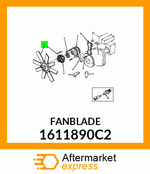 FANBLADE 1611890C2