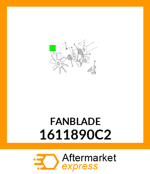 FANBLADE 1611890C2