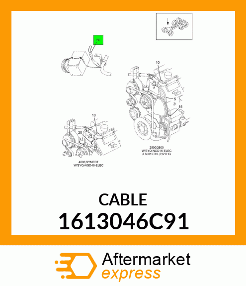 CABLE 1613046C91