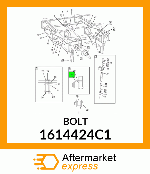 BOLT 1614424C1