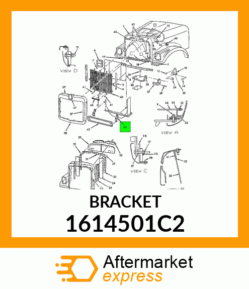 BRACKET 1614501C2