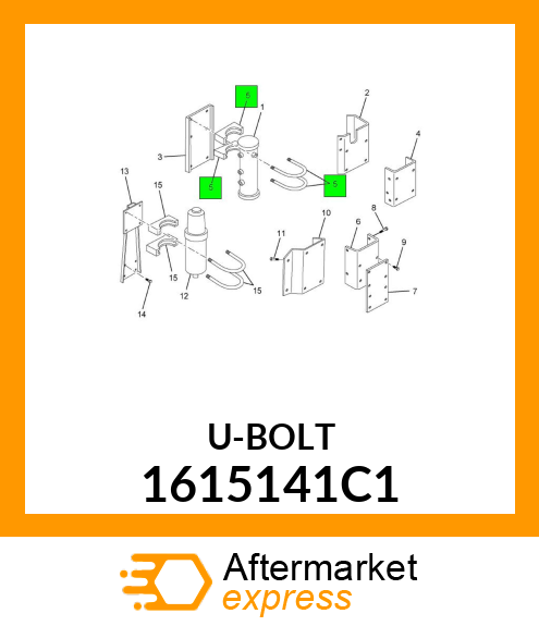 U-BOLT 1615141C1