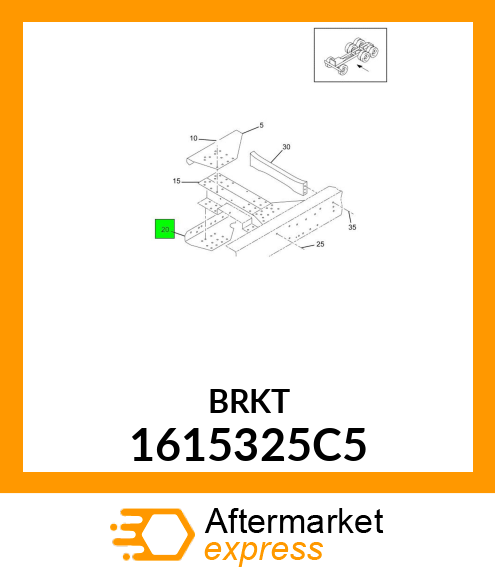 BRKT 1615325C5