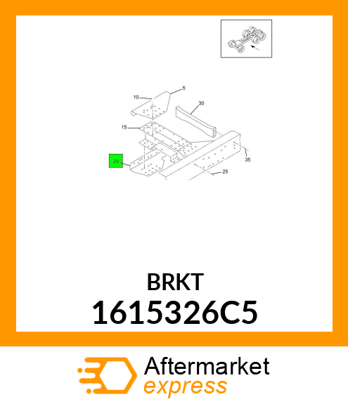 BRKT 1615326C5