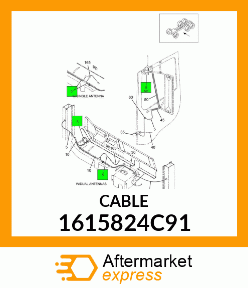 CABLE 1615824C91