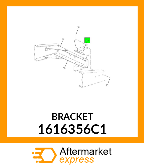 BRACKET 1616356C1