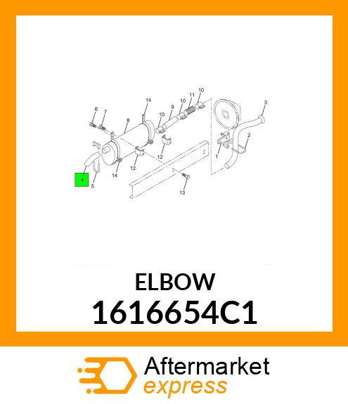 ELBOW 1616654C1