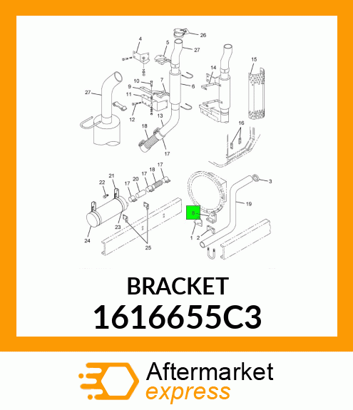 BRACKET 1616655C3