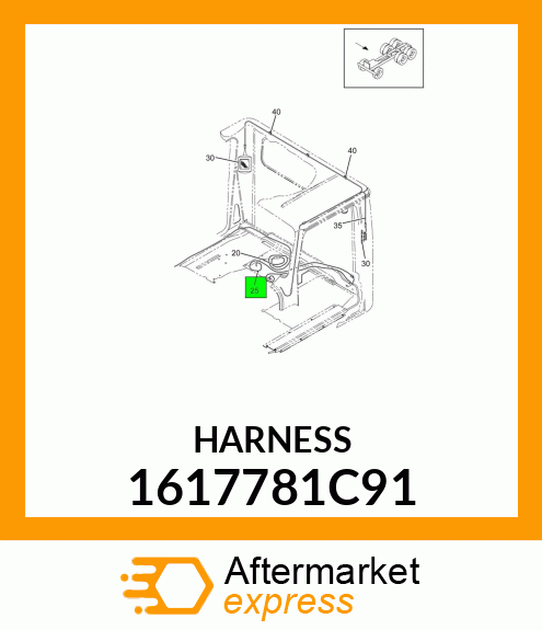 HARNESS 1617781C91