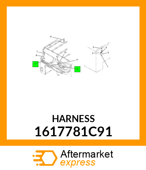 HARNESS 1617781C91