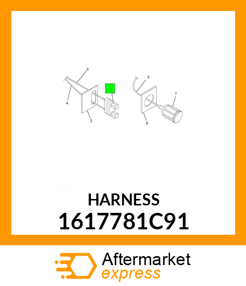 HARNESS 1617781C91