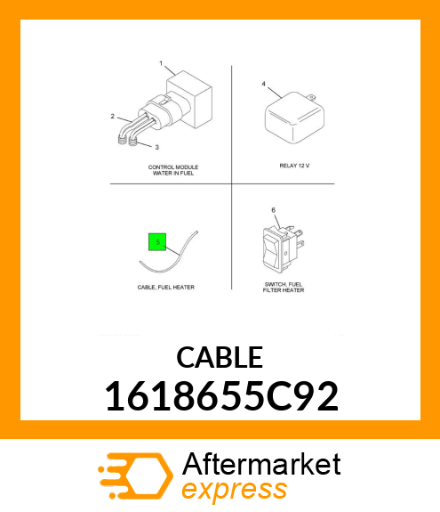 CABLE 1618655C92