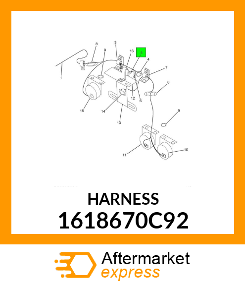 HARNESS 1618670C92