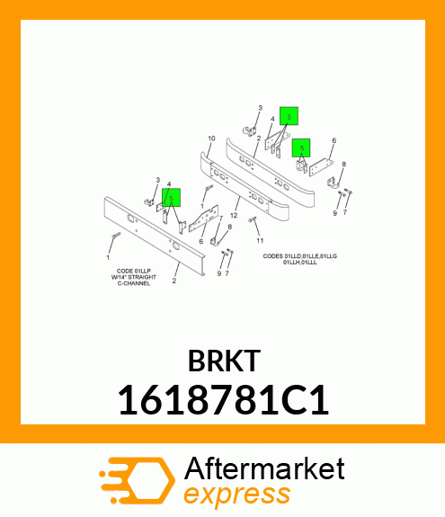 BRKT 1618781C1