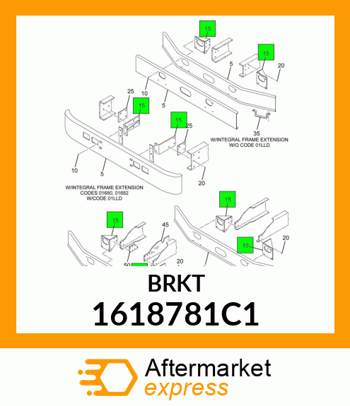 BRKT 1618781C1