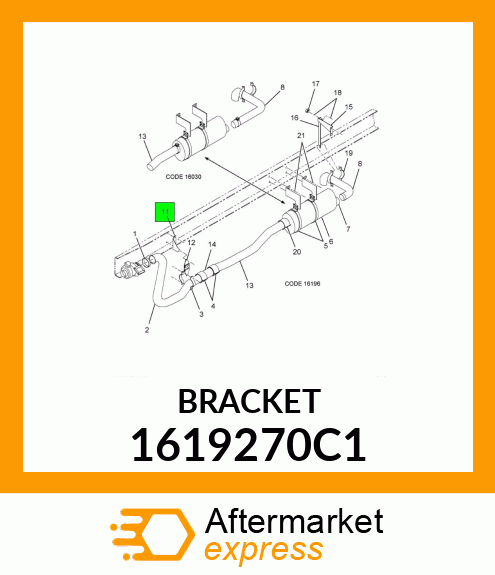 BRACKET 1619270C1