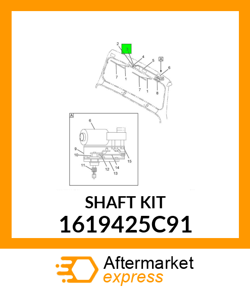 SHAFTKIT8PC 1619425C91