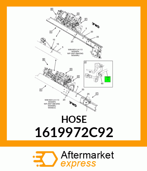 HOSE 1619972C92