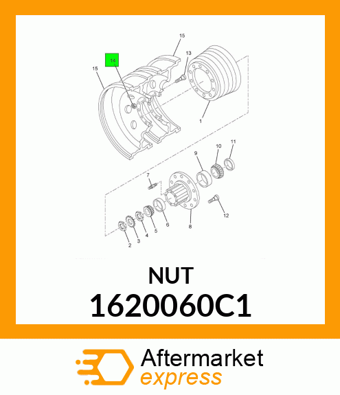 NUT 1620060C1