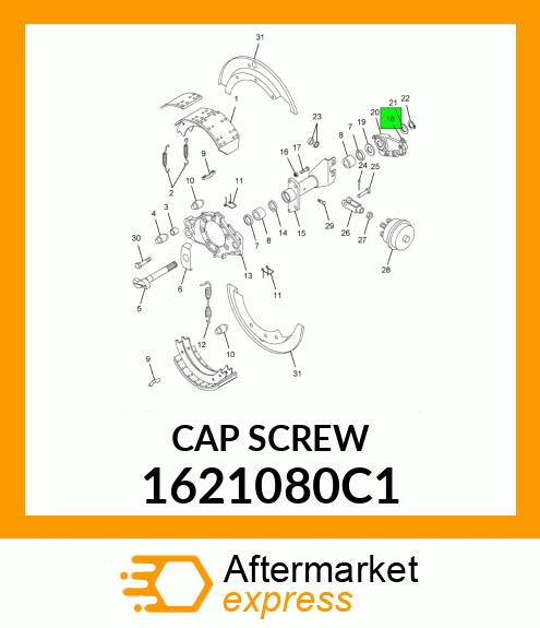 CAPSCREW 1621080C1